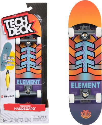 Tech Deck, ELEMENT Handboard, authentieke miniskateboards (alleen voor gebruik met de hand)