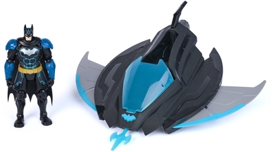 DC Comics, Batman Ninja Strike Katana Blade Batwing en actiefiguur van 15 cm, superheldenspeelgoed