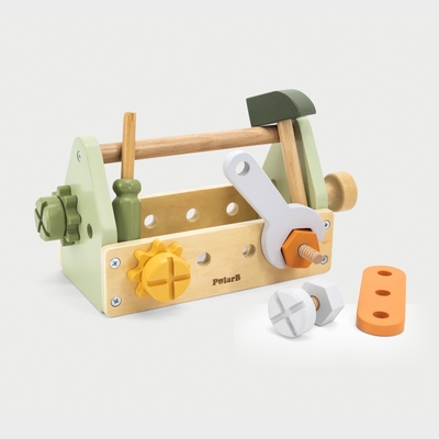 PolarB® Houten Gereedschapskist Set