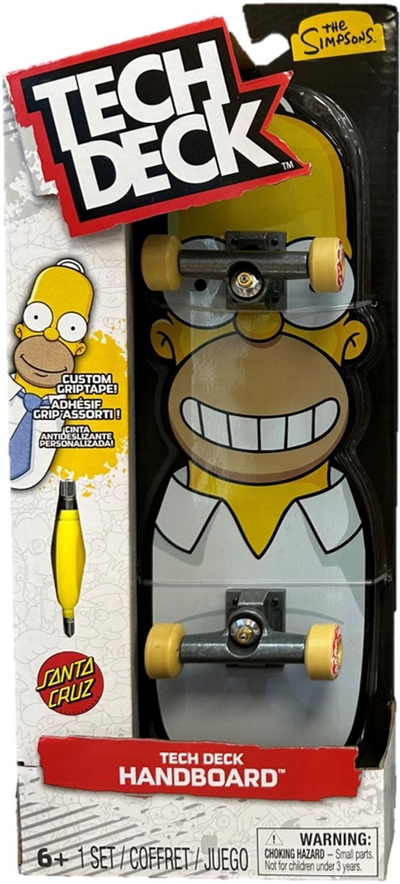 Tech Deck, The Simpsons Handboard, authentieke miniskateboards (alleen voor gebruik met de hand)