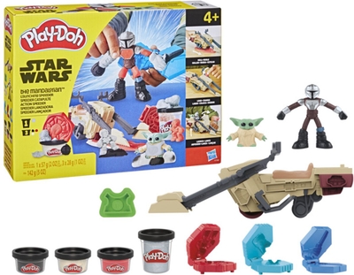 Play-Doh STAR WARS: THE MANDALORIAN, Katapulterende speeder, speelgoed voor jongens en meisjes van 4+