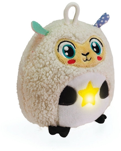 Clementoni - Baby knuffel en nachtlampje - Twinkle Twinkle - Klein Schaapje - vanaf 0 jaar