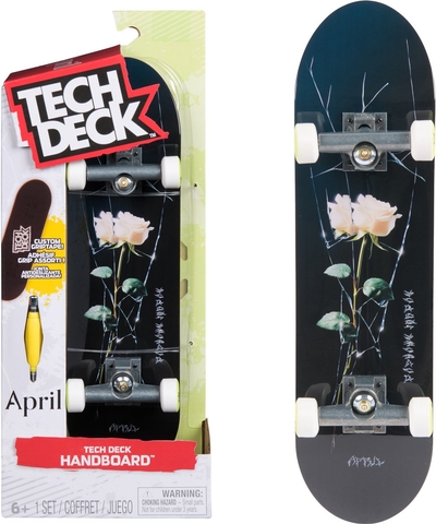 Tech Deck, April Handboard, authentieke miniskateboards (alleen voor gebruik met de hand)