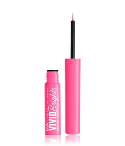 Nyx Professional Makeup - Vivid Brights Liquid Liner - Pink Liquid Eye Liner - Don't Pink Twice