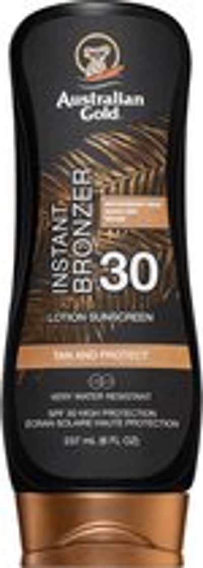 Australian Gold - SPF30 Zonnebrand Lotion met Bronzer - 237 ML