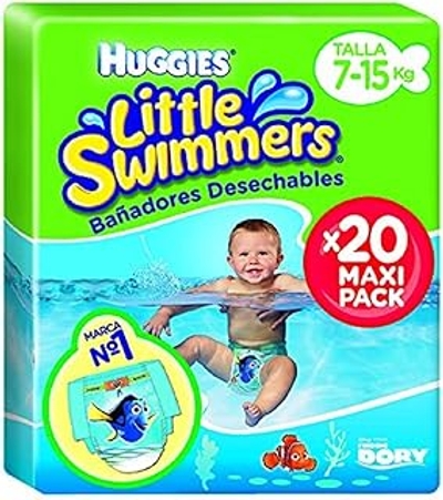Huggies Little Swimmers  zwemluiers maat 3-4 & zwemluiers maat 4-5 & zwemluiers maat 5-6 - 20 stuks