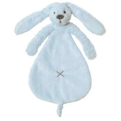 Happy Horse Konijn Richie Knuffeldoekje - Blauw - Baby cadeau