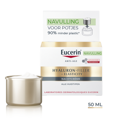 Eucerin Hyaluron-Filler + Elasticity Nachtcrème Navulling 50 ml