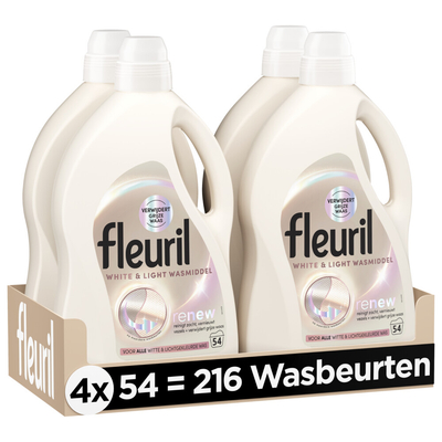 Fleuril  wasmiddel witte was - 216 wasbeurten
