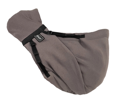 ByKay Hipsling - Heupdrager - Asymmetrische babydrager op één schouder - Voor Newborn tm 15kg - Buik- en Heupdragend - Dusty Brown