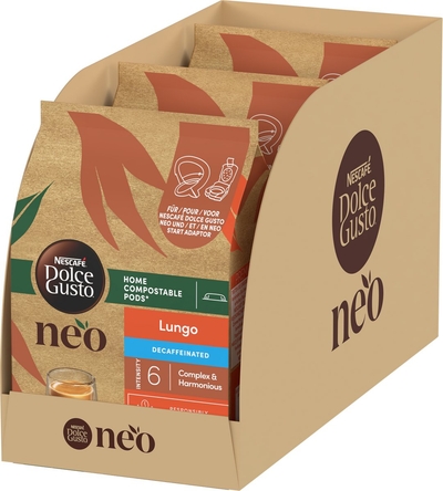 NESCAFÉ Dolce Gusto NEO koffiepads Lungo Decaf - 6x12 pads voor 12 koppen koffie