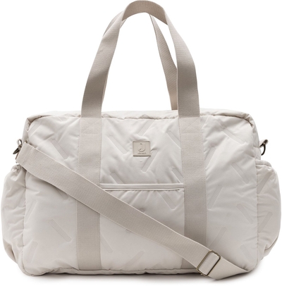 Jollein - Luiertas Embossed Lily - Sand - 100% Polyester - Verzorgingstas - 42x30cm