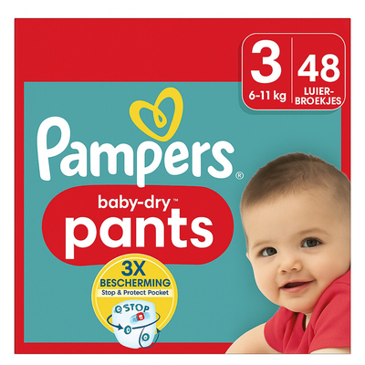 Pampers Baby Dry Pants  luierbroekjes maat 3 - 96 stuks