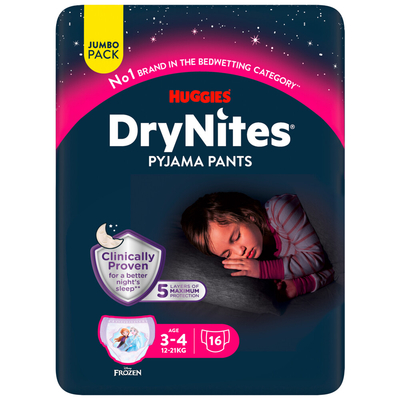 Huggies DryNites Pyjama Pants  - 64 stuks