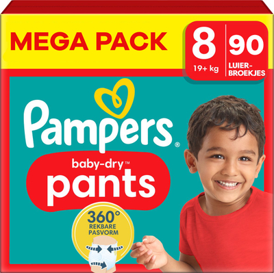 Pampers Baby Dry Pants  luierbroekjes maat 8 - 90 stuks