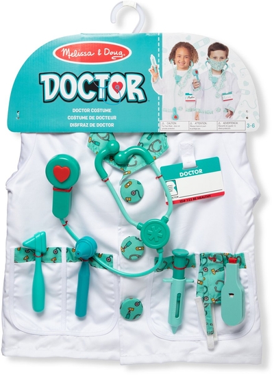 Melissa & Doug – Verkleedset dokter – Inclusief stethoscoop met geluid