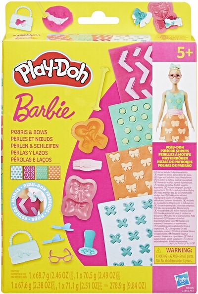 Play-Doh-patronenpakket Barbie Parels en strikken, navulset