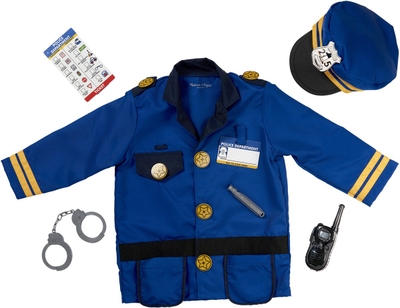 Melissa & Doug – Verkleedset politie – Inclusief walkietalkie met geluid
