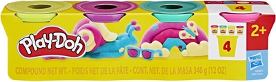 Play-Doh 4-pack Levendige kleuren, potjes met 85 gram, knutselen voor kinderen van 2+