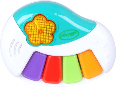 Playgro- Little Melody Light-Up Piano- Baby Speelgoed Muziekinstrument - Baby speelgoed - Muziekinstrument voor Baby - Interactief speelgoed Baby - Educatief speelgoed - Kraam Cadeau - Baby gitaar