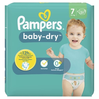 Pampers Baby Dry  luiers  - 31 stuks