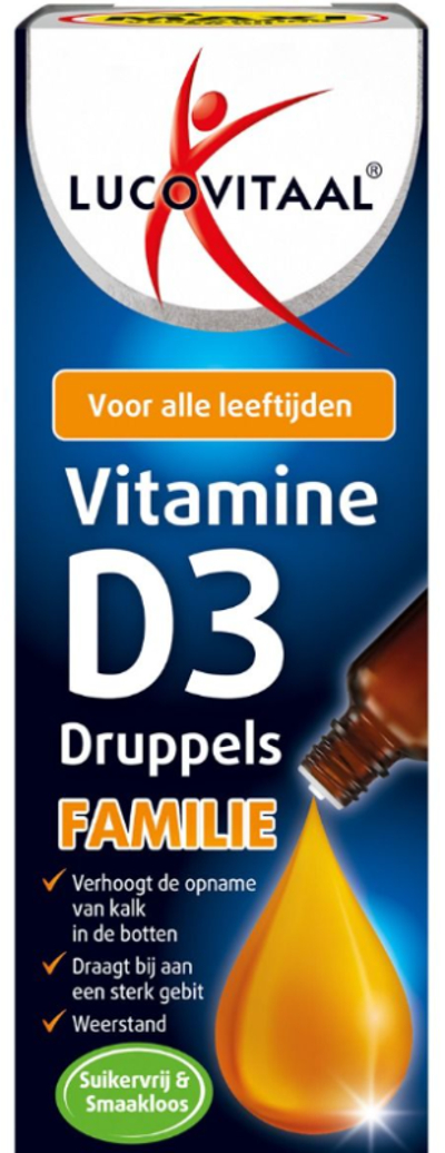 Lucovitaal Vitamine D3 Druppels Familie 50ML