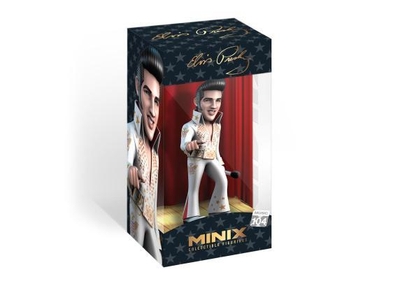 Minix - Music #104 - Elvis - Elvis White Suit - Figuur 12cm