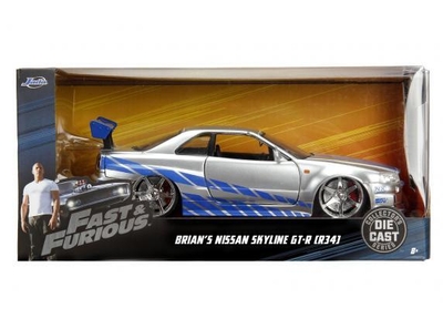 Jada Toys - Fast & Furious 2002 Nissan Skyline 1:24 - 9397158314R00
