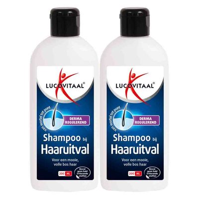 2x Lucovitaal Shampoo bij Haaruitval 200 ml