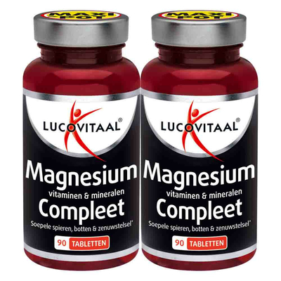 Gratis Verzending: 2x Lucovitaal Magnesium Vitaminen&Mineralen Compleet 90 Tabletten