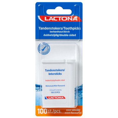 10x Lactona Intersticks Tandenstokers 100 stuks