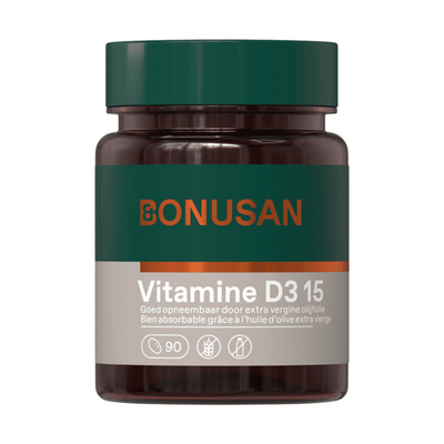 Bonusan Vitamine D3 15 mcg / 600 IE - 2 x 90 stuks