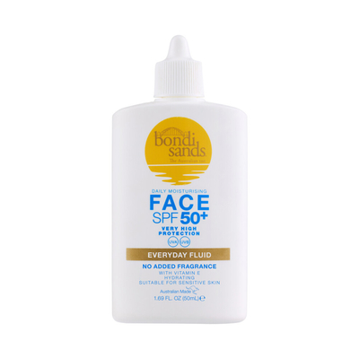 6x Bondi Sands Zonnebrand Face Fluid Parfumvrij SPF 50+ 40 ml