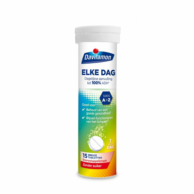 Gratis Verzending: 4x Davitamon Elke Dag Bruis Granaatappel 15 stuks