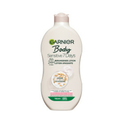 3x Garnier Body Sensitive 7 Days Verzachtende Bodylotion 400 ml