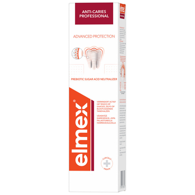 6x Elmex Tandpasta Anti-Cariës Professional 75 ml