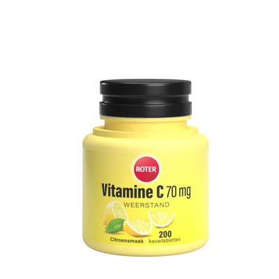 Gratis Verzending: 2x Roter Vitamine C 70 mg Citroen 200 kauwtabletten