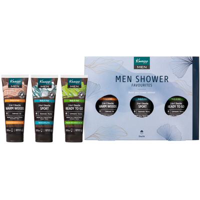 Kneipp Men geschenkset - 3 x douche 75 ml