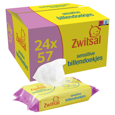Zwitsal Sensitive billendoekjes - 1368 stuks