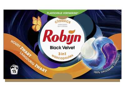 Robijn  wascapsules zwarte was - 15 wasbeurten