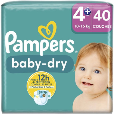 Pampers Baby Dry  luiers maat 4 plus - 80 stuks