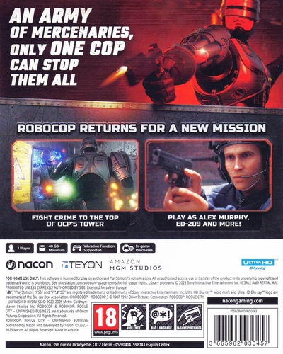 Robocop: Rogue City - Unfinished Business (PS5)