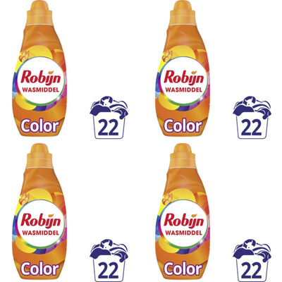 Robijn Color  wasmiddel gekleurde was - 4 wasbeurten