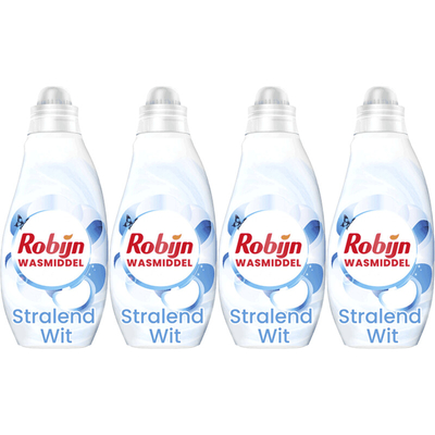 Robijn Stralend Wit  wasmiddel witte was - 4 wasbeurten