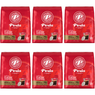 Perla Huisblends Classic koffiepads 6-pack Koffiepads (regular) 6 stuks