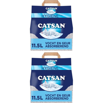 Catsan Kattenbakkorrels Kattenbakvulling 2 x 11,5 liter