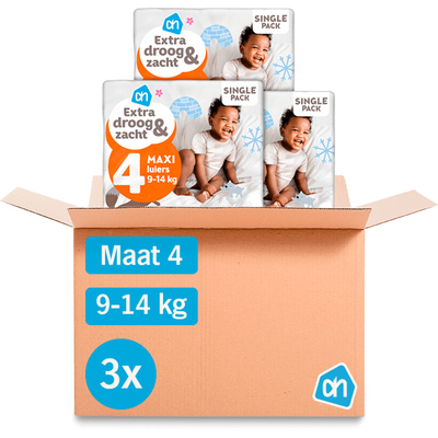Albert Heijn  luiers maat 4 - 3 stuks
