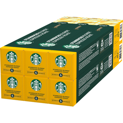 Starbucks Nespresso Blonde Espresso Roast 6-pack Nespresso compatible 6 stuks