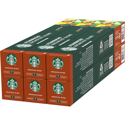 Starbucks Nespresso Breakfast Blend 6-pack Nespresso compatible 6 stuks