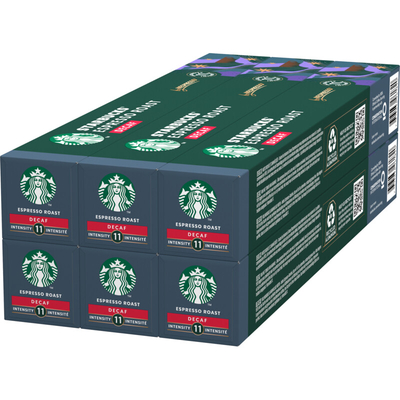 Starbucks Nespresso Decaf Espresso Roast 6-pack Nespresso compatible (decaf) 6 stuks